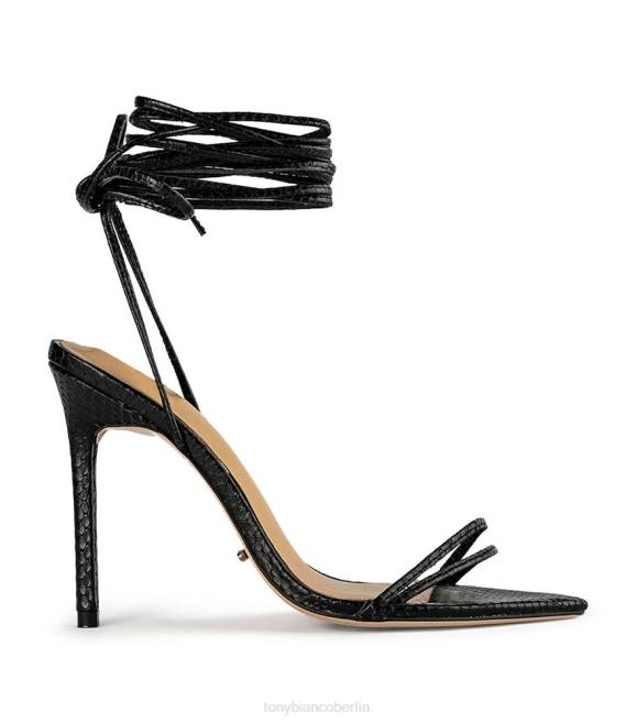 Stöckelschuhe| de Tony Bianco Frauen Millie-Heels schwarze Schlange 4624110